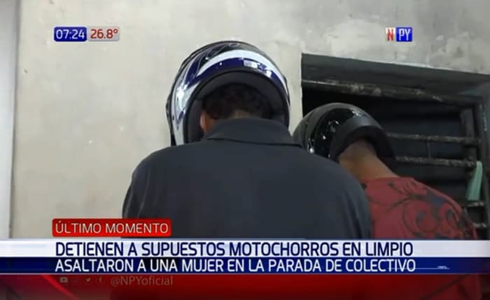 Detenido confiesa que “por estúpidos” asaltaron a una mujer