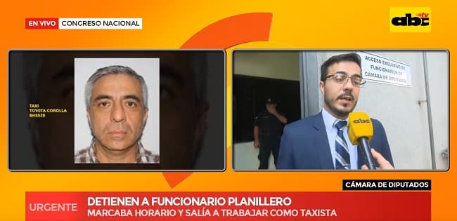 “Planillero” de Diputados manejaba un taxi en horario laboral