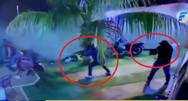 Revelan imágenes de ataque de sicarios que dejó dos muertos