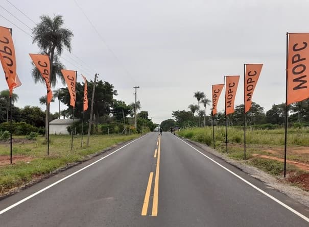 Inauguran tramos asfaltados en Central