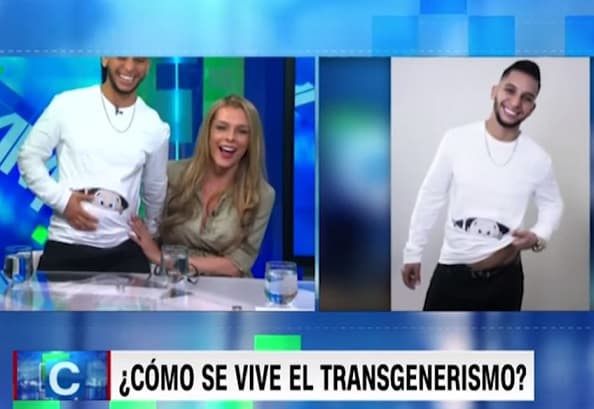 Trans está “embarazado” de su pareja