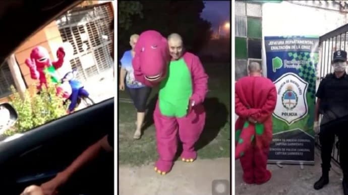 “Barney” cae detenido por violar la cuarentena