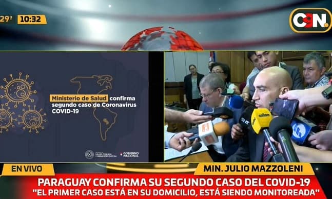 Coronavirus: Paciente tiene 83 años y vino de Argentina