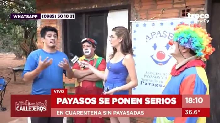 Payasos solicitan ayuda apoyo del Gobierno ante crisis por el Covid-19