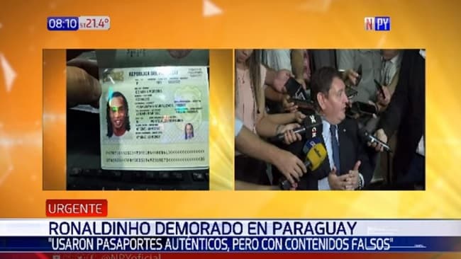 Cédula de Ronaldinho debió ser expedida hace 30 años, estiman