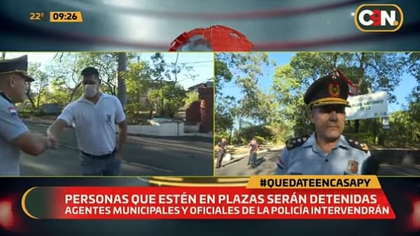 Detendrán a personas que se encuentren en las plazas