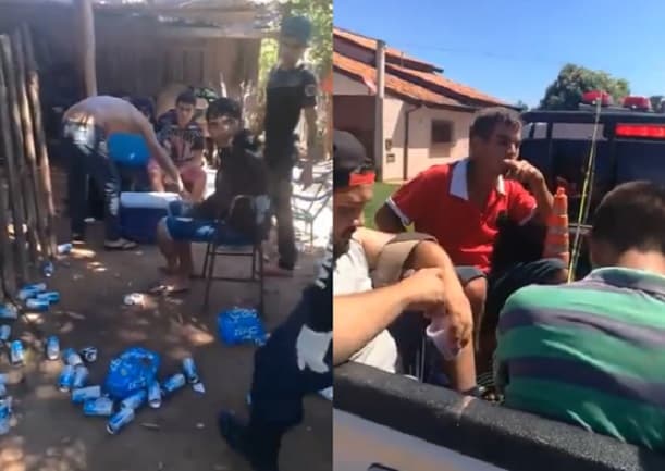 Se prepararon para pescar y terminaron en la comisaría