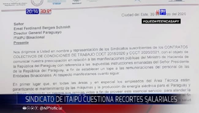 Fiscalía investiga amenaza de cortar energía de Itaipú