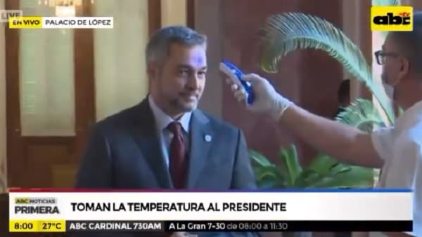 Abdo Benítez se somete a control, pero nadie de su equipo