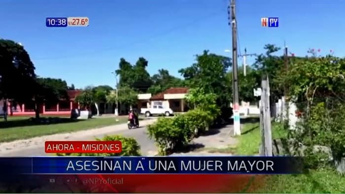 Anciana muere degollada en Yabebyry