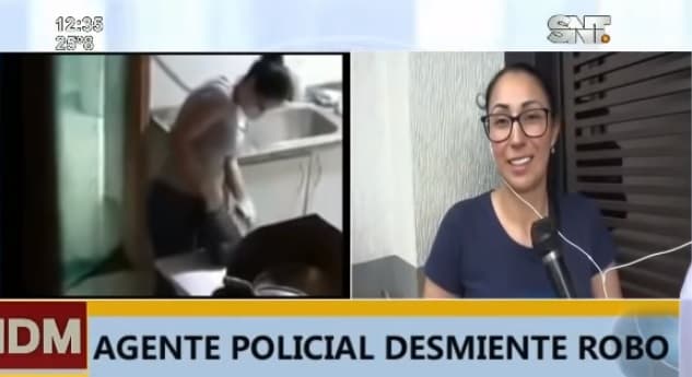 Policía grabada “guardando dinero” cuenta su verdad