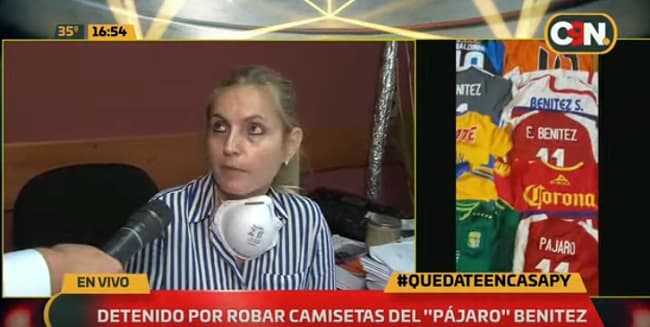 Dos hombres detenidos por robo de colección de camisetas del “Pájaro”