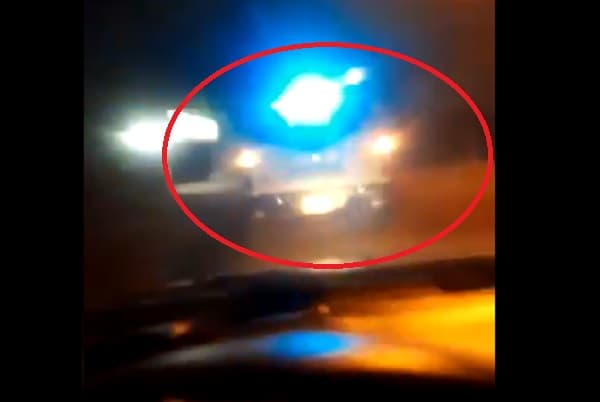 Conductora “tomada” se burla del aislamiento social