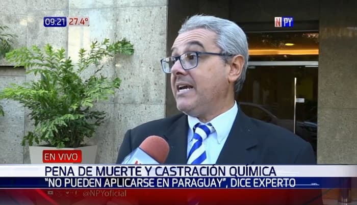 La castración química está prohibida como pena en la Constitución, según abogado