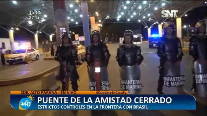 El Puente de la Amistad está prácticamente sin movimiento