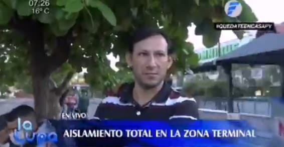 Trabajadores quedan varados tras cierre de Terminal de Asunción