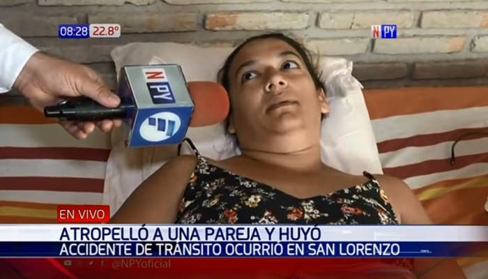 Víctima de choque asegura que conductora trató de huir