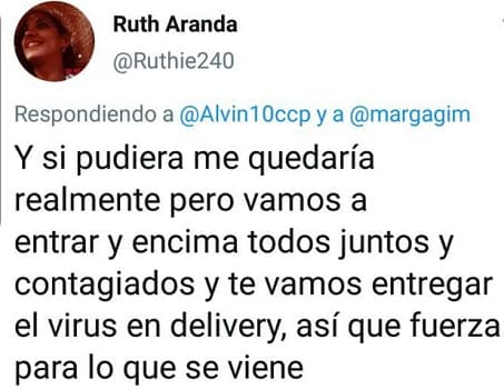 Imputan a mujer que amenazó con entregar el Covid-19 “en delivery”