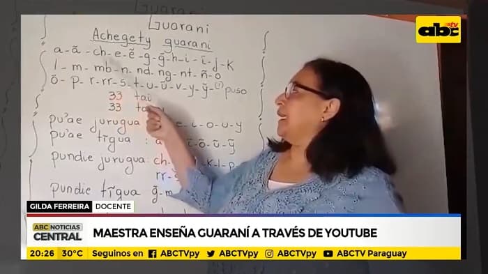 Docente utiliza YouTube para dar clases de Guaraní a grandes y chicos