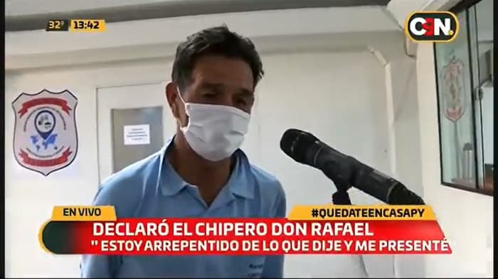 Chipero confiesa que mintió debido a desesperación