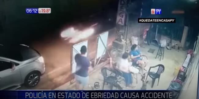 Imputan a suboficial que chocó en estado de ebriedad