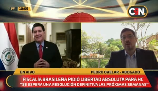 Fiscalía brasileña solicita libertad absoluta de Cartes, según abogado