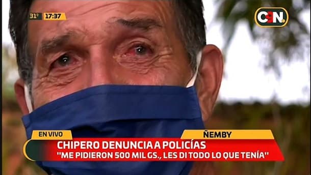 Policía dice que chipero mintió en su denuncia por desesperación