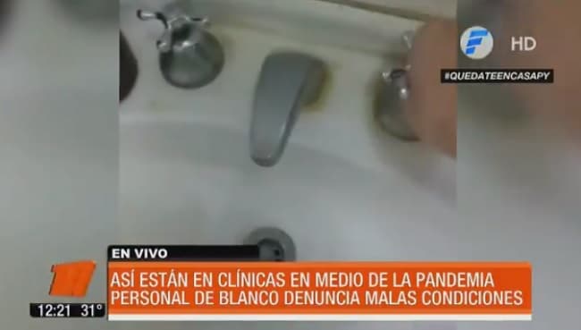 Denuncian falta de agua en zona de contingencia de Clínicas