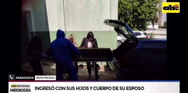 Mujer logra ingresar al país con el cadáver de su marido luego de varias semanas