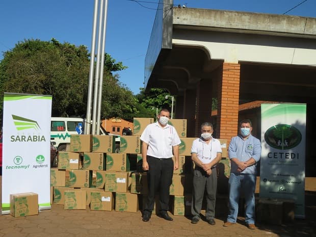 Empresa dona 1.000 litros de alcohol en gel al Ministerio de Salud