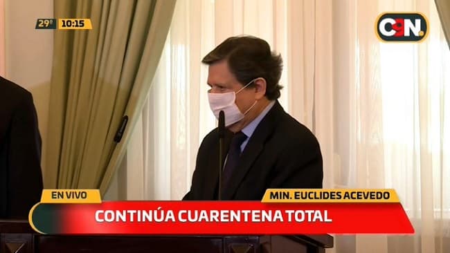 Euclides: El control es más riguroso y no hay relajamiento de la cuarentena