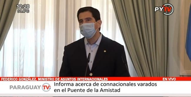 Ministro confirma que hasta expulsados están sobre puente