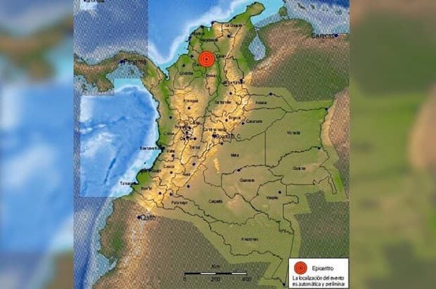Impactantes imágenes del sismo que sacudió Colombia