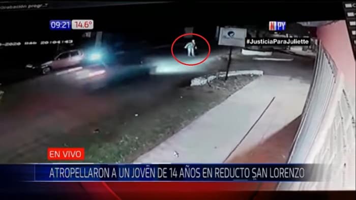 Adolescente atropella a un hombre con el auto de sus padres