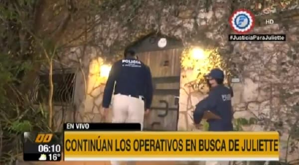 Realizan operativos en simultáneo en busca de Juliette