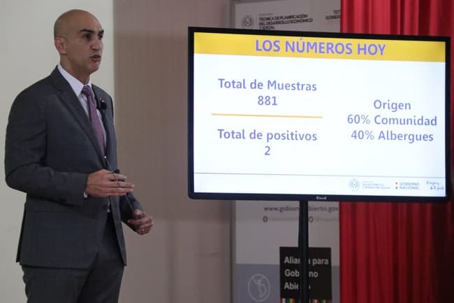 Mazzoleni reporta dos positivos en albergues