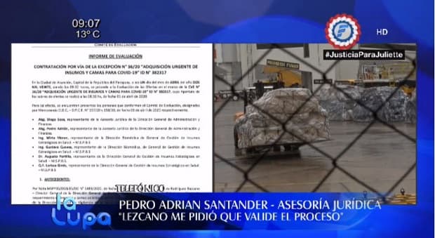 Contrato de insumos médicos estaba “cocinado”, según testigo