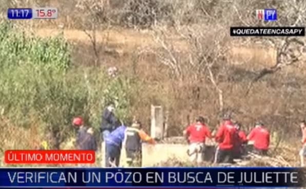 Buscan el cuerpo de Juliette en un pozo