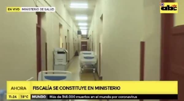 Fiscales allanan dependencias del Ministerio de Salud