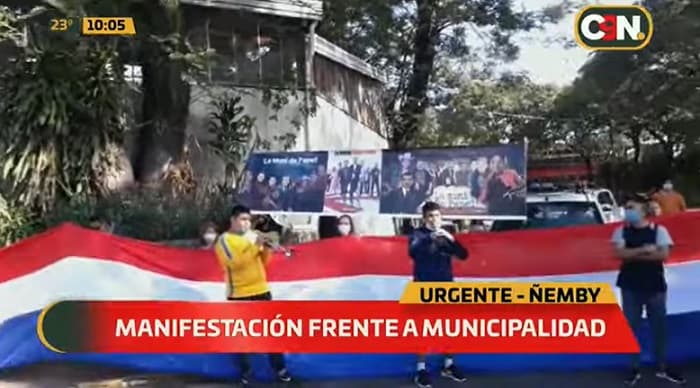 Con manifestación, denuncian corrupción en Municipalidad de Ñemby