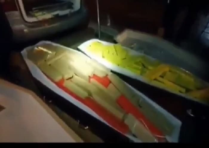 Llevaban droga en lugar de “muertos por coronavirus”