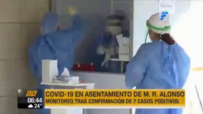 Realizan monitoreos en Roque Alonso debido a siete casos