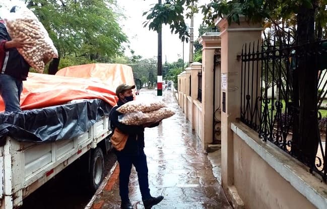 SEN distribuyó 95.000 kilos de alimentos en Central