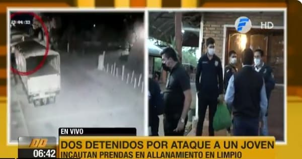 Capturan a sospechosos de ataque que dejó a joven en estado crítico