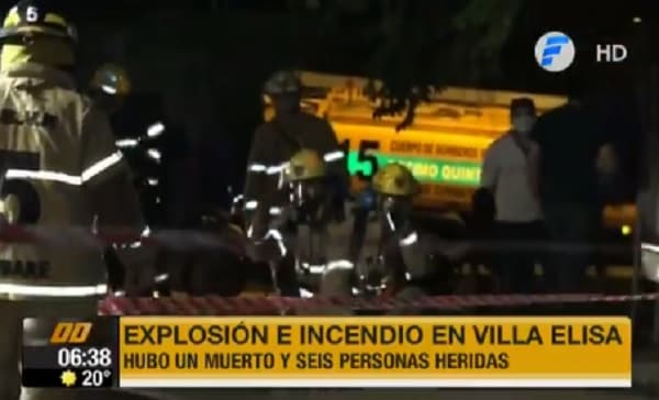 Identifican a fallecido en explosión y hay cinco heridos