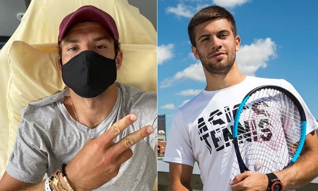 Dos tenistas de primer nivel están coronavirus tras torneo y fiesta