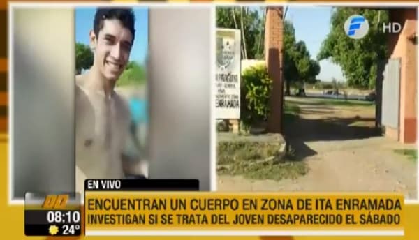 Hallan cuerpo de joven desaparecido en el río Paraguay