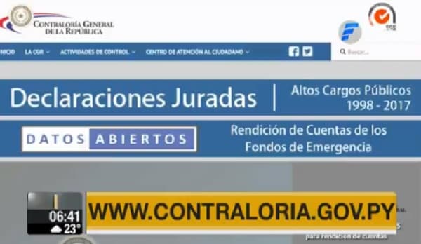 Hacen públicas las declaraciones juradas de autoridades