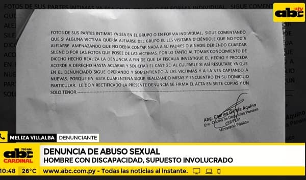 Líder juvenil católico es denunciado por abuso y extorsión