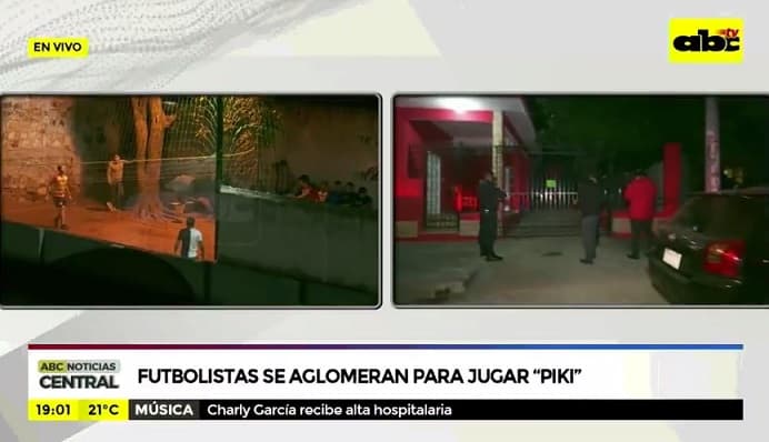 Futbolistas se juntan para jugar piki, denuncian
